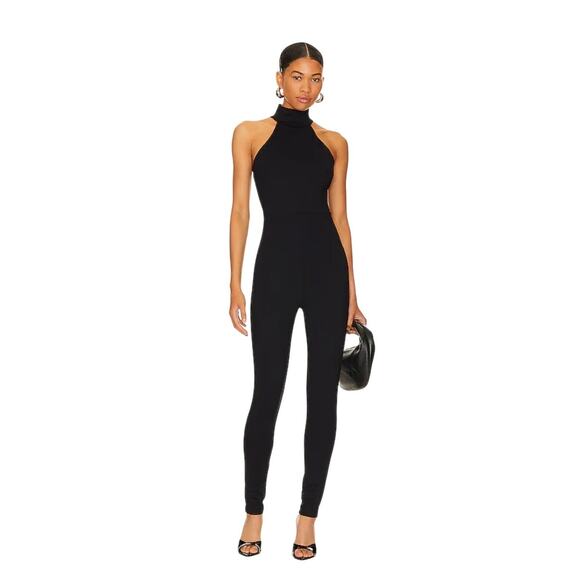 NWT Susana Monaco stand up coat mock neck jumpsuit catsuit XS - Picture 1 of 14